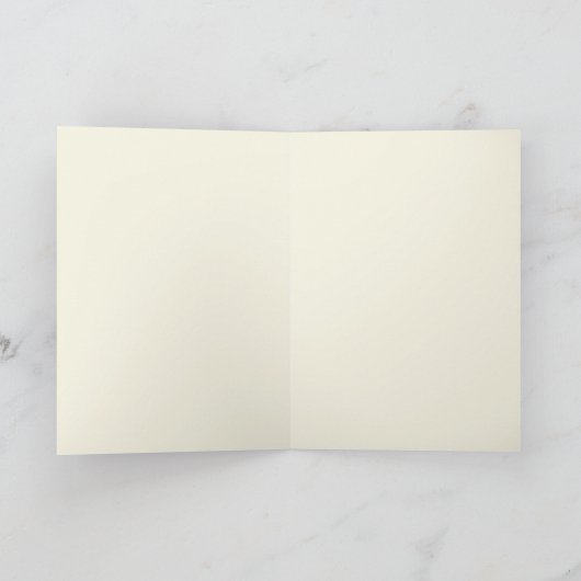 母の日のカラフルな花束 サンキューカード (内部)