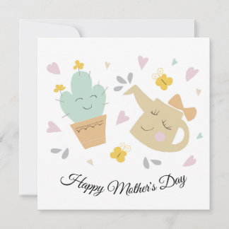 母の日のカードかわいい カード