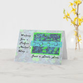 母の日のカードが少し遅い カード (黄色い花)