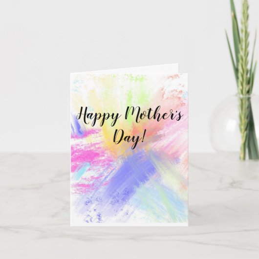 母の日のカードだ オリジナルアートオンラブリー紙! サンキューカード (正面)