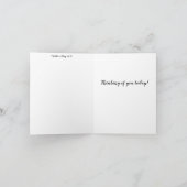 母の日のカードだ オリジナルアートオンラブリー紙! サンキューカード (内部)