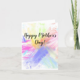 母の日のカードだ オリジナルアートオンラブリー紙! サンキューカード