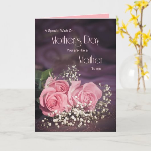 母の日のカードは母のように私にとって カード (黄色い花)