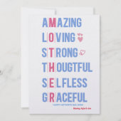 母の日のカード最高のに対する母の最高品質 シーズンカード (正面)