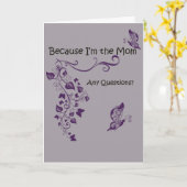 母の日のカード母だから カード (黄色い花)