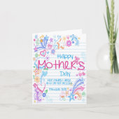 母の日のカード聖書の名言宗教的 カード (正面)