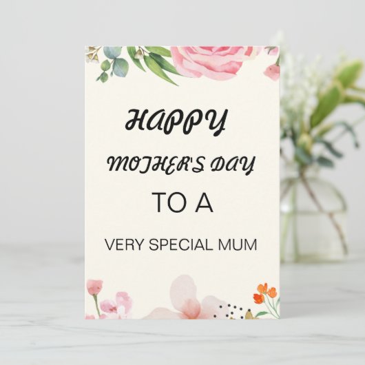 母の日のカード (スタンド正面)