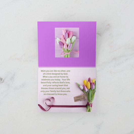 母の日のカード2 シーズンカード (内部)