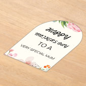 母の日のカード アクリル招待状 (レイダウン)