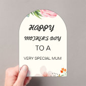 母の日のカード アクリル招待状 (インサイチュ (ポータブル))