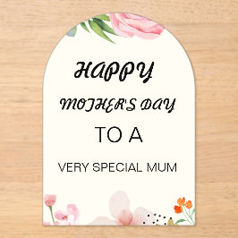 母の日のカード アクリル招待状