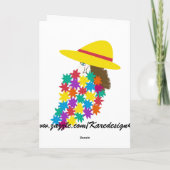 母の日のカード カード (裏面)