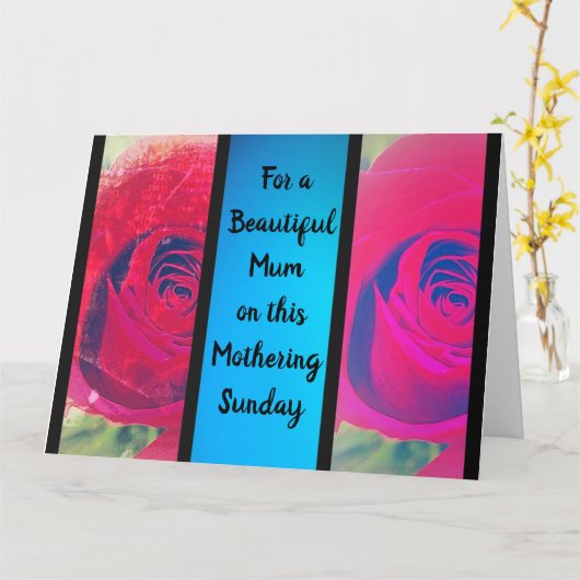 母の日のカード カード (黄色い花)