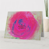 母の日のカード カード (裏面)