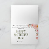 母の日のカード カード (内部)