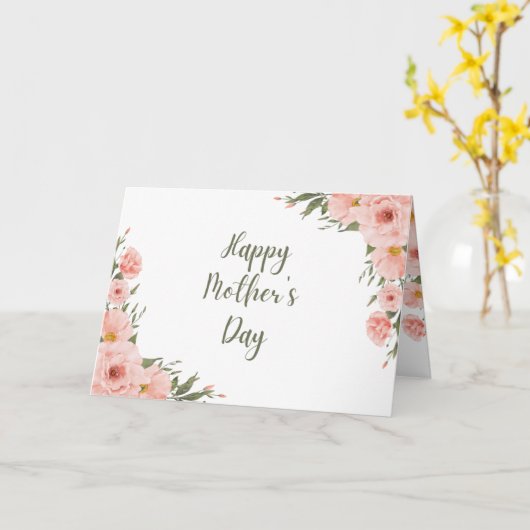 母の日のカード カード (黄色い花)