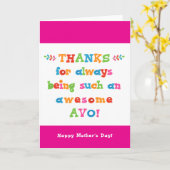 母の日のカード カード (黄色い花)