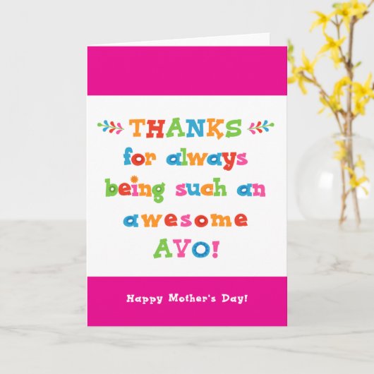 母の日のカード カード (黄色い花)