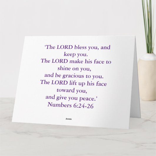 母の日のカード カード (裏面)