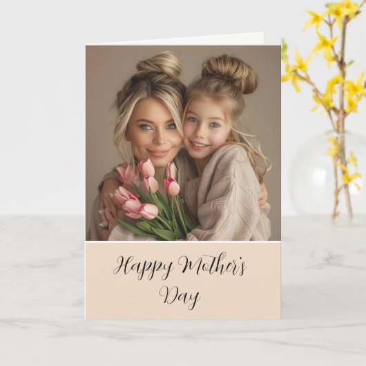 母の日のカード カード (黄色い花)