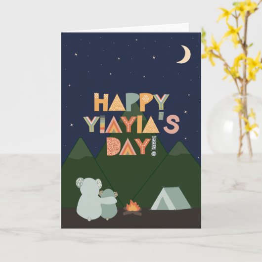 母の日のカード カード (黄色い花)