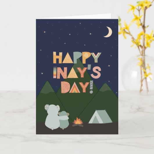 母の日のカード カード (黄色い花)