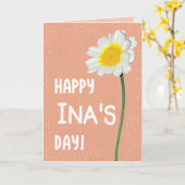 母の日のカード カード (黄色い花)