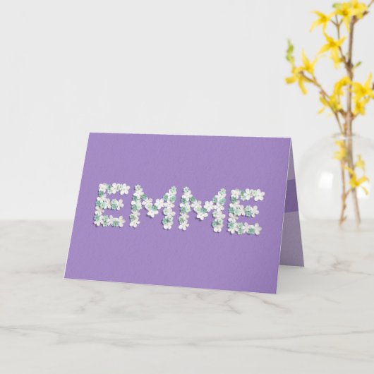 母の日のカード カード (黄色い花)