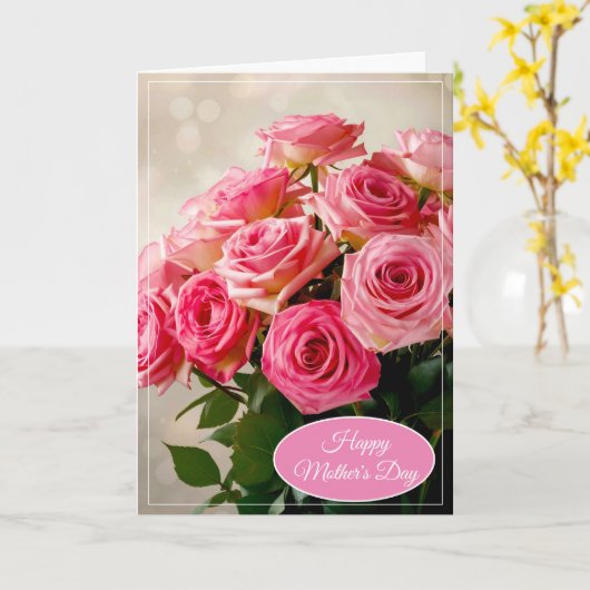 母の日のカード カード (黄色い花)