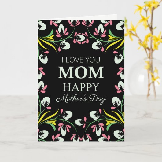 母の日のカード カード (黄色い花)