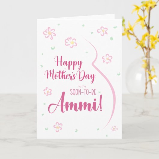 母の日のカード カード (黄色い花)