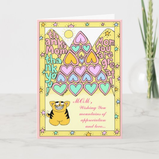 母の日のカード カード (正面)