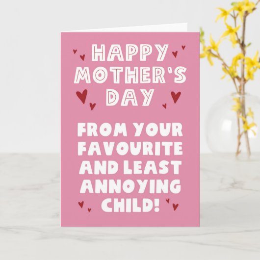 母の日のカード カード (黄色い花)