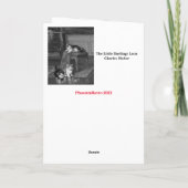 母の日のカード カード (裏面)