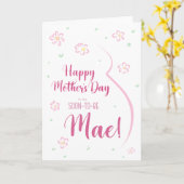 母の日のカード カード (黄色い花)