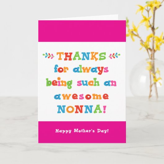 母の日のカード カード (黄色い花)