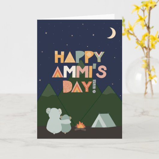 母の日のカード カード (黄色い花)