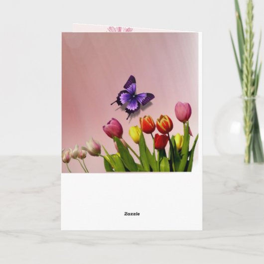 母の日のカード カード (裏面)