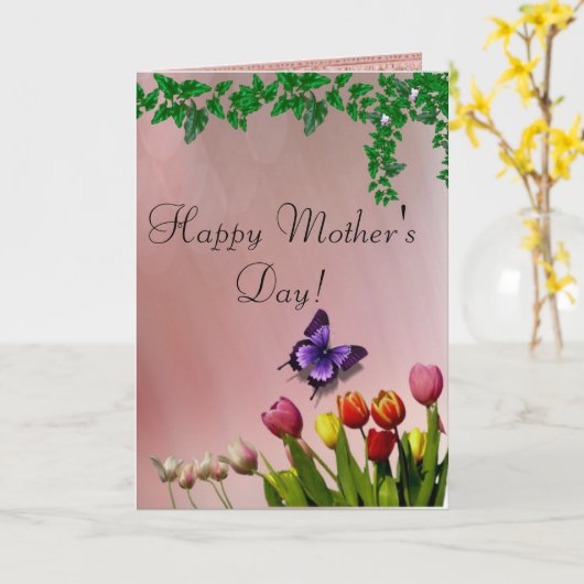 母の日のカード カード (黄色い花)