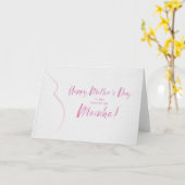 母の日のカード カード (黄色い花)