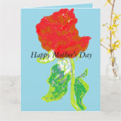 母の日のカード カード (黄色い花)