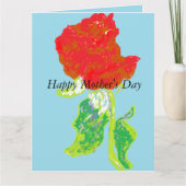 母の日のカード カード (正面)