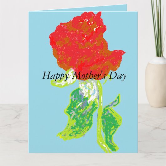 母の日のカード カード (正面)