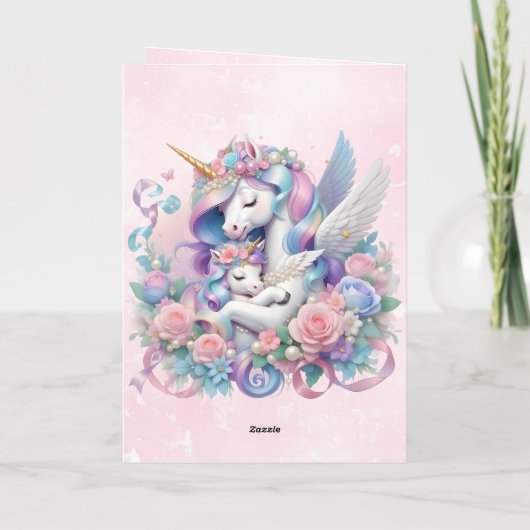 母の日のカード :-) カード (裏面)