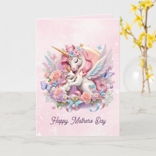 母の日のカード :-) カード (黄色い花)