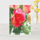 母の日のカード カード (黄色い花)