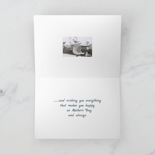 母の日のカード カード (内部)