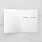 母の日のカード カード (内部)