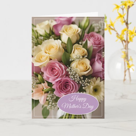母の日のカード カード (黄色い花)