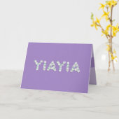 母の日のカード カード (黄色い花)